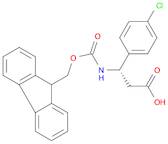 Benzenepropanoic acid,4-chloro-b-[[(9H-fluoren-9-ylmethoxy)carbonyl]amino]-,(bS)-