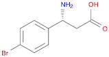 Benzenepropanoic acid, b-amino-4-bromo-, (bR)-