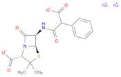 4-Thia-1-azabicyclo[3.2.0]heptane-2-carboxylic acid,6-[(carboxyphenylacetyl)amino]-3,3-dimethyl-7-oxo-, disodium salt,(2S,5R,6R)-