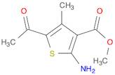 3-Thiophenecarboxylic acid, 5-acetyl-2-amino-4-methyl-, methyl ester