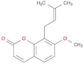 2H-1-Benzopyran-2-one, 7-methoxy-8-(3-methyl-2-butenyl)-