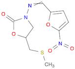 2-Oxazolidinone,5-[(methylthio)methyl]-3-[[(5-nitro-2-furanyl)methylene]amino]-