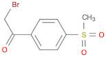 Ethanone, 2-bromo-1-[4-(methylsulfonyl)phenyl]-