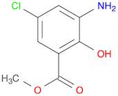 Benzoic acid, 3-amino-5-chloro-2-hydroxy-, methyl ester