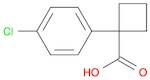 Cyclobutanecarboxylic acid, 1-(4-chlorophenyl)-
