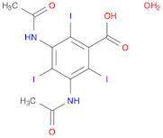 Benzoic acid, 3,5-bis(acetylamino)-2,4,6-triiodo-, dihydrate