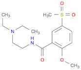 Benzamide, N-[2-(diethylamino)ethyl]-2-methoxy-5-(methylsulfonyl)-