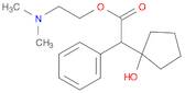 Benzeneacetic acid, a-(1-hydroxycyclopentyl)-, 2-(dimethylamino)ethylester