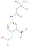 Benzeneacetic acid, 4-[[(1,1-dimethylethoxy)carbonyl]amino]-2-nitro-