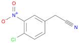 Benzeneacetonitrile, 4-chloro-3-nitro-