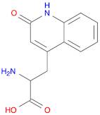 4-Quinolinepropanoic acid, a-amino-1,2-dihydro-2-oxo-