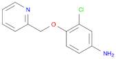 Benzenamine, 3-chloro-4-(2-pyridinylmethoxy)-