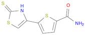 2-Thiophenecarboxamide,5-(2,3-dihydro-2-thioxo-4-thiazolyl)-