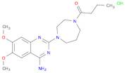 1H-1,4-Diazepine,1-(4-amino-6,7-dimethoxy-2-quinazolinyl)hexahydro-4-(1-oxobutyl)-,monohydrochlori…