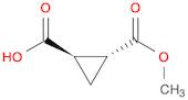 1,2-Cyclopropanedicarboxylic acid, monomethyl ester, (1R,2R)-rel-