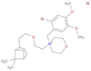 Morpholinium,4-[(2-bromo-4,5-dimethoxyphenyl)methyl]-4-[2-[2-(6,6-dimethylbicyclo[3.1.1]hept-2-yl)ethoxy]ethyl]-, bromide