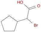 Cyclopentaneacetic acid, a-bromo-