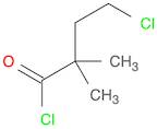 Butanoyl chloride, 4-chloro-2,2-dimethyl-