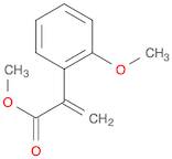 Benzeneacetic acid, 2-methoxy-a-methylene-, methyl ester