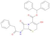 5-Thia-1-azabicyclo[4.2.0]oct-2-ene-2-carboxylic acid,3-hydroxy-8-oxo-7-[(phenylacetyl)amino]-, diphenylmethyl ester,(6R,7R)-