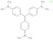 Methanaminium,N-[4-[bis[4-(dimethylamino)phenyl]methylene]-2,5-cyclohexadien-1-ylidene]-N-methyl-, chloride
