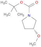 1-Pyrrolidinecarboxylic acid, 3-methoxy-, 1,1-dimethylethyl ester, (3R)-