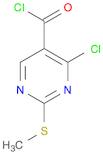 5-Pyrimidinecarbonyl chloride, 4-chloro-2-(methylthio)-