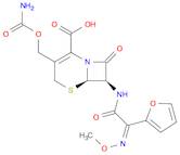 5-Thia-1-azabicyclo[4.2.0]oct-2-ene-2-carboxylic acid,3-[[(aminocarbonyl)oxy]methyl]-7-[[(2Z)-2-furanyl(methoxyimino)acetyl]amino]-8-oxo-, (6R,7R)-