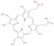 21H,23H-Porphine-2,18-dipropanoic acid,7,12-diethenyl-3,8,13,17-tetramethyl-