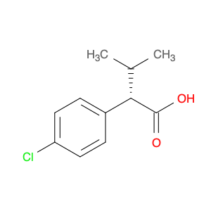 Benzeneacetic acid, 4-chloro-a-(1-methylethyl)-, (aS)-