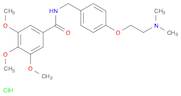 Benzamide,N-[[4-[2-(dimethylamino)ethoxy]phenyl]methyl]-3,4,5-trimethoxy-,monohydrochloride