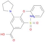 Benzoic acid, 3-(aminosulfonyl)-4-phenoxy-5-(1-pyrrolidinyl)-