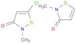 3(2H)-Isothiazolone, 5-chloro-2-methyl-, mixt. with2-methyl-3(2H)-isothiazoloneOTHER CA INDEX NAMES:3(2H)-Isothiazolone, 2-methyl-, mixt. contg.