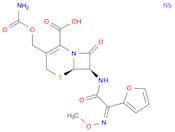 5-Thia-1-azabicyclo[4.2.0]oct-2-ene-2-carboxylic acid,3-[[(aminocarbonyl)oxy]methyl]-7-[[(2Z)-2-furanyl(methoxyimino)acetyl]amino]-8-oxo-, monosodium salt, (6R,7R)-