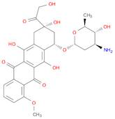 5,12-Naphthacenedione,10-[(3-amino-2,3,6-trideoxy-a-L-arabino-hexopyranosyl)oxy]-7,8,9,10-tetrahydro-6,8,11-trihydroxy-8-(hydroxyacetyl)-1-methoxy-, (8S,10S)-