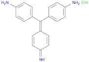 Benzenamine,4-[(4-aminophenyl)(4-imino-2,5-cyclohexadien-1-ylidene)methyl]-,monohydrochloride