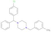 Piperazine,1-[(4-chlorophenyl)phenylmethyl]-4-[(3-methylphenyl)methyl]-