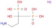 Phosphonic acid, (3-amino-1-hydroxypropylidene)bis-, disodium salt
