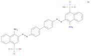 1-Naphthalenesulfonic acid,3,3'-[[1,1'-biphenyl]-4,4'-diylbis(azo)]bis[4-amino-, disodium salt