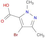 1H-Pyrazole-5-carboxylic acid, 4-bromo-1,3-dimethyl-