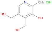 3,4-Pyridinedimethanol, 5-hydroxy-6-methyl-, hydrochloride