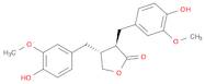 2(3H)-Furanone, dihydro-3,4-bis[(4-hydroxy-3-methoxyphenyl)methyl]-,(3R,4R)-