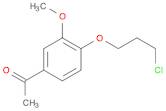 Ethanone, 1-[4-(3-chloropropoxy)-3-methoxyphenyl]-