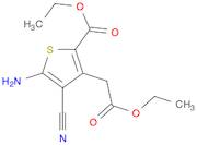 ethyl 5-amino-4-cyano-3-(2-ethoxy-2-oxoethyl)thiophene-2-carboxylate