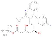 6-Heptenoic acid,7-[2-cyclopropyl-4-(4-fluorophenyl)-3-quinolinyl]-3,5-dihydroxy-,1,1-dimethylethyl ester, (3R,5S,6E)-
