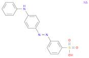 Benzenesulfonic acid, 3-[[4-(phenylamino)phenyl]azo]-, monosodiumsalt
