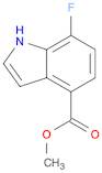 1H-Indole-4-carboxylic acid, 7-fluoro-, methyl ester