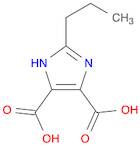 1H-Imidazole-4,5-dicarboxylic acid, 2-propyl-