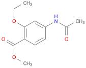 Benzoic acid, 4-(acetylamino)-2-ethoxy-, methyl ester