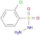 Benzenesulfonic acid, 2-chloro-, hydrazide